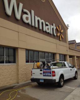 Powerwashing Bathrooms And Sidewalks on Barnum Ave. in Stratford, CT