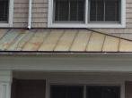 Copper Roof Cleaning & Sealing on Forest Ave. in Fairfield, CT - Before