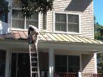 Copper Roof Cleaning & Sealing on Forest Ave. in Fairfield, CT - Before