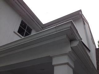 Westport gutter cleaning, rust removal & powerwash